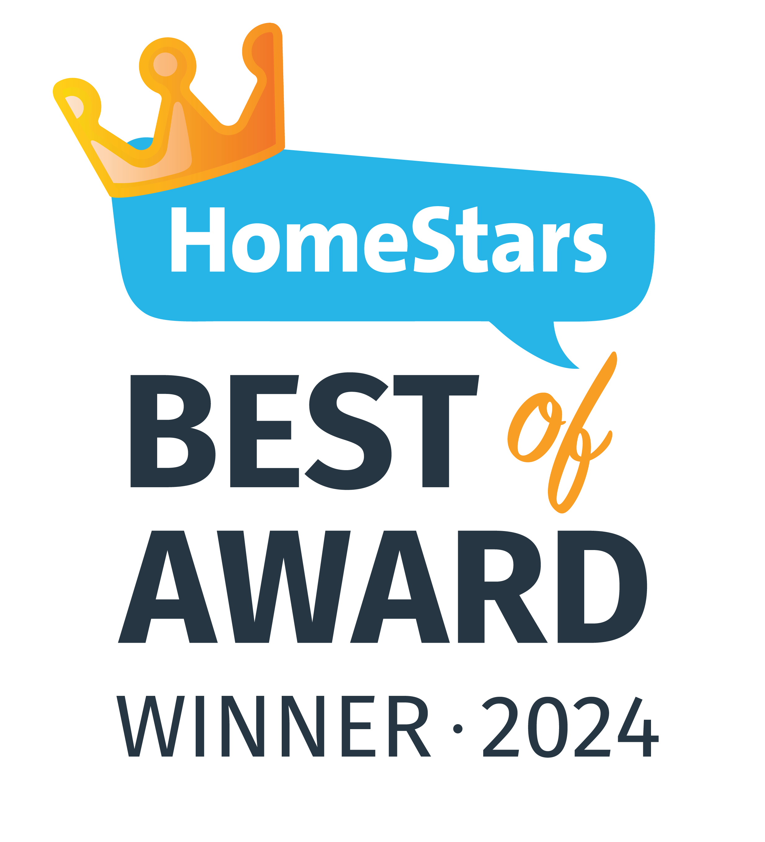 Homestars best of award winner 2024 logo